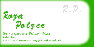 roza polzer business card